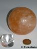 5a) Socle acrylique Ø 3,5cm, Présentoir minéraux: œuf - boule 