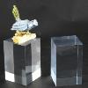 5e) Socle présentoir, support acrylique 5x5x8 cm